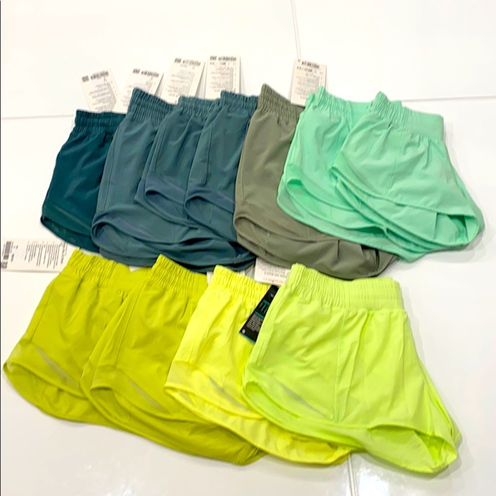 💚💛Hotty Hot short - Greens & Yellows 💚💛